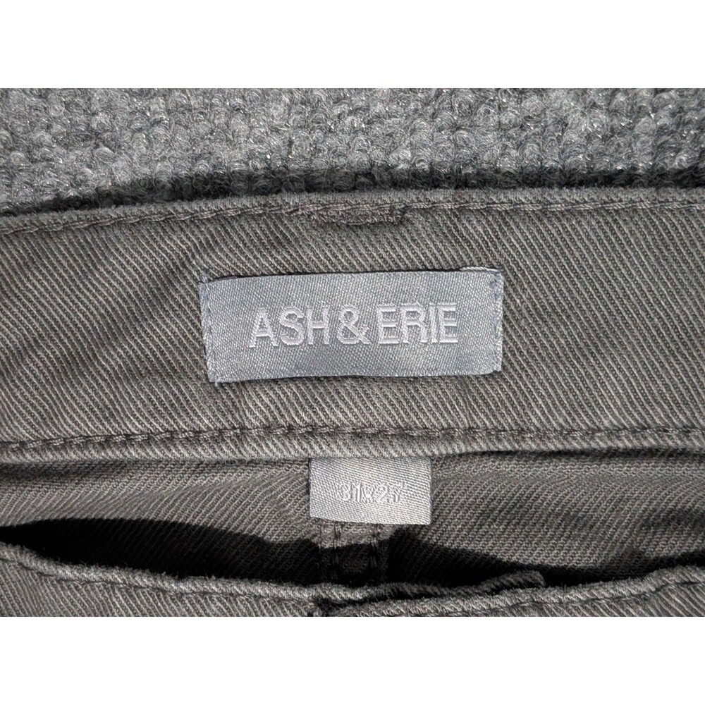 Ash Erie Jeans Mens 31x27 (31x26) Straight Leg Gray - Picture 6 of 8